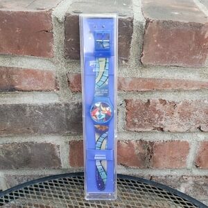 Vintage Universal Studio Japan Grand Opening 2001 Donald Duck Watch Blue Y2K